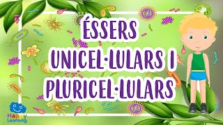 Els éssers unicel·lulars i pluricel·lulars  Vídeos educatius per a nens en llengua catalana [upl. by Tarrance]