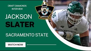 Jackson Slater OL Sacramento State  2025 NFL Draft Prospect Interview [upl. by Vivia]