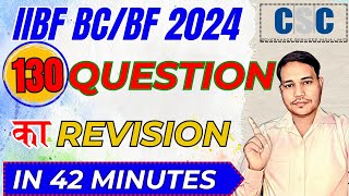 Latest IIBF BCBF question 2024  IIBF QUESTION REVISION  IIBF Exam  IIBF Question Answer 2024 [upl. by Yreffej]