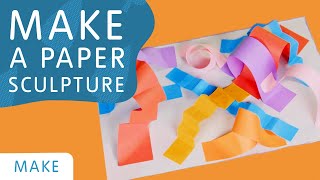 How to Make a Paper Sculpture  Tate Kids [upl. by Eeroc]