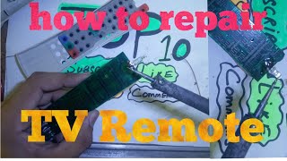 how to repair nobel tv remote complete details [upl. by Akciret]