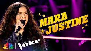 The Best Performances from Season 24 Finalist Mara Justine  The Voice  NBC [upl. by Limhaj487]