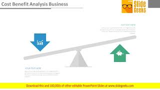 Cost Benefit Analysis Business Ppt Slides [upl. by Norri]