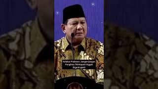 Kelakar Prabowo Janganjangan Panglima TNIKapolri Nggak Digantiganti [upl. by Rauscher]