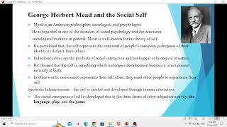 The Self according to Sociology and Anthropology 2024 [upl. by Schrader910]