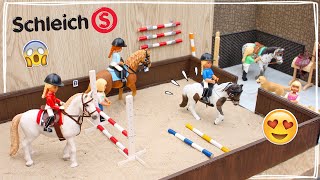 MEGA RIJBAK VOOR SCHLEICH PAARDEN MAKEN 🤩 Manege Serie 4  Daphne draaft door [upl. by Yednarb]