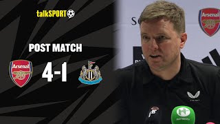 Eddie Howe CANT find ANY positives after Newcastle were battered by Arsenal 🤬 [upl. by Htebyram]