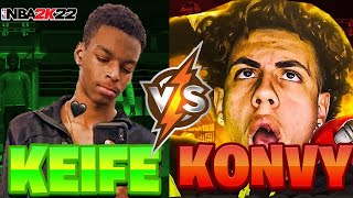 Konvy amp SheLovesShifty Vs Keife amp YoBossx 1000 Wager NBA 2K22 [upl. by Naiditch538]