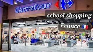 Carrefour  Westfield Carré Sénart  School shopping  France 🇫🇷 [upl. by Eilrebma652]