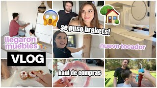 MI ESPOSO SE PUSO BRACKETS😬 LLEGÓ MI TOCADOR Y LIBREROS🥰 HAUL Y COMPRAS PARA CASA🏡 vlogsfamiliares [upl. by Ihcego]