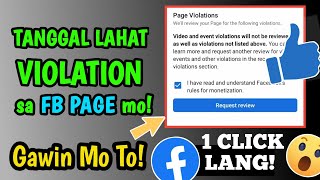 PAANO TANGGALIN ANG VIOLATION SA FACEBOOK PAGE 2023  GAWIN MO TO PARA IWAS VIOLATION [upl. by Suiddaht]