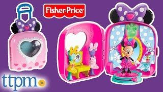 Minnie Mouse Bowtique Minnies Fashion OntheGo from FisherPrice [upl. by Bethesde]