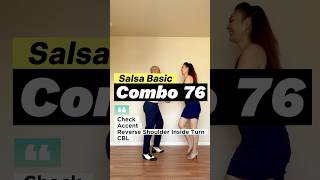 Salsa Basics “Combo 76” from Salsa Dance Challenge 012 salsa howto dance baile shorts [upl. by Ahsaercal]