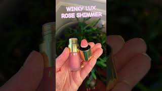 🌹 ✨ WINKY LUX ROSE SHIMMER BLUSH amp HIGHLIGHT KIT beauty makeup shorts [upl. by Laddie11]