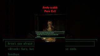 Fallout New Vegas characters good or evil Andy scabb [upl. by Carlynn]