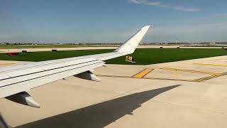 American Eagle ERJ175 Pushback amp Takeoff from Chicago OHare ORD [upl. by Bennir]