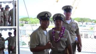 CPO Pinning Ceremony Aboard Mighty MO [upl. by Floss]