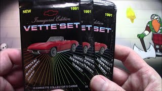 1991 Vette Set Collectors Cards [upl. by Heppman130]