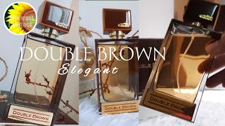 Unboxing DOUBLE BROWN Perfume  Elegant by Oud Elite [upl. by Marzi]