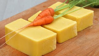 Natural Carrot Soap Recipe [upl. by Hareema]