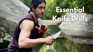 Essential KALI KNIFE DRILLS for REAL Skills [upl. by Suelo]