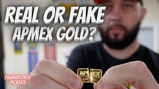 He Brought a SUSPICIOUS Apmex Gold Bar Into My Pawn Shop [upl. by Rahsab]