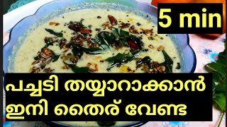 Kerala Style Pachadi Without Curd  Easy Pachadi With In 5 Min  Special Pachadi [upl. by Rance605]