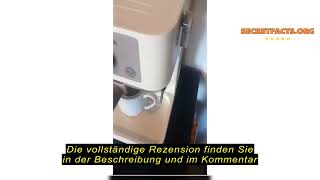 Produktbewertung DeLonghi Stilosa EC 235BK – traditionelle Espresso Siebträgermaschine Espressom [upl. by Kellen]