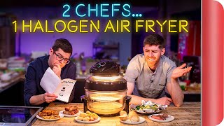 2 Chefs Test a Halogen Air Fryer  Sorted Food [upl. by Nanah969]