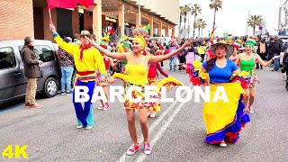 Barcelona Carnival  Carnavalada de la Barceloneta 2023 Carnaval de Barcelona [upl. by Elleb76]