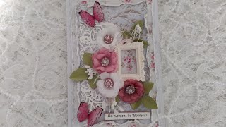 Tuto carte shabby ❤️ [upl. by Ytomit178]