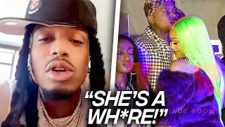 Quavo Reacts To Saweetie’s Affair With YG [upl. by Nosiddam3]