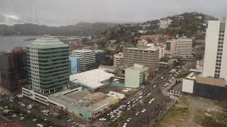 Driving through Downtown Port Moresby [upl. by Agon652]