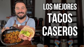 Cómo hacer los MEJORES TACOS CASEROS  ¡Con tus Propias Tortillas  Receta Fácil [upl. by Camp]