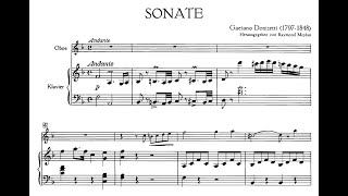 Gaetano Donizetti  Oboe Sonata A 504 [upl. by Kronfeld]