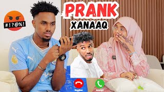 PRANK AANU QURUX KUDHIIGLE KAGA XANAAJINAY ANI IYO MARISH BEAUTY  SORRY😡 [upl. by Inaj]