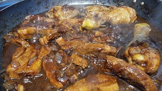 Chicken and Pork Adobo Filipino style recipe 2022 [upl. by Cora821]