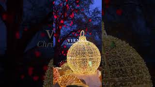 🎄 Vienna A Christmas wonderland Markets glühwein amp festive magic await ChristmasInVienna ✨ [upl. by Troc121]