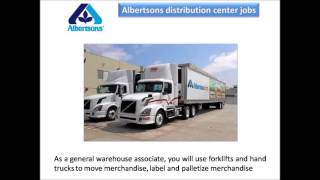 Albertsons distribution center jobs [upl. by Dyche764]