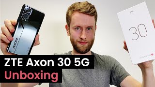 ZTE Axon 30 5G Unboxing and HandsOn [upl. by Wickham86]