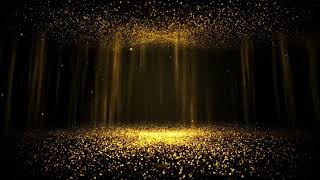 Gold particles dust Background  HD 4K  background loop  Animation  Motion  Effects  Cheizme [upl. by Westney140]