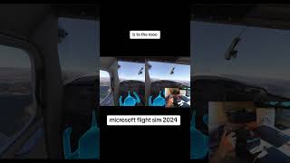 The brand NEW Microsoft flight simulator 2024  mfs24 Microsoftflightsim oh in vr ofcouse [upl. by Doig]