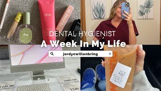 A WEEK IN MY LIFE working as a new grad dental hygienist for 6 months  come to work with me [upl. by Kent900]