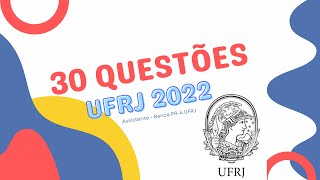 30 QUESTÕES Concurso UFRJ 2022  Assistente Administrativo Banca PR4 UFRJ 2015 [upl. by Atterahs]