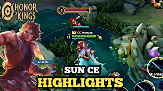 Sun Ce  Highlights  Honor of kings [upl. by Snook373]