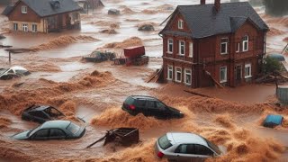 Pray for Czech Republic Historic flood paralyze Ostrava Opava and Krnov [upl. by Lekcim]