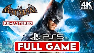 BATMAN ARKHAM ASYLUM REMASTERED PS5 Gameplay Walkthrough Part 1 FULL GAME 4K HD  No Commentary [upl. by Beaulieu]