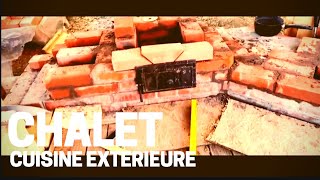 AUTOCONSTRUCTION  FAIRE UNE CUISINIÈRE EXTÉRIEURE À BOIS  VENTILATION BASSE [upl. by Janyte]