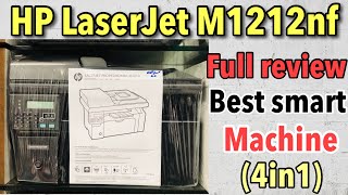 HP LaserJet M1212nf full review I best printer for office I toner 85A I Printer  Scanner  Copy [upl. by Atineg]