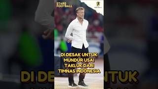 Herve Renard Diminta Mundur Usai Takluk Dari Indonesia timnasindonesia arabsaudi herverenard [upl. by Wandis867]